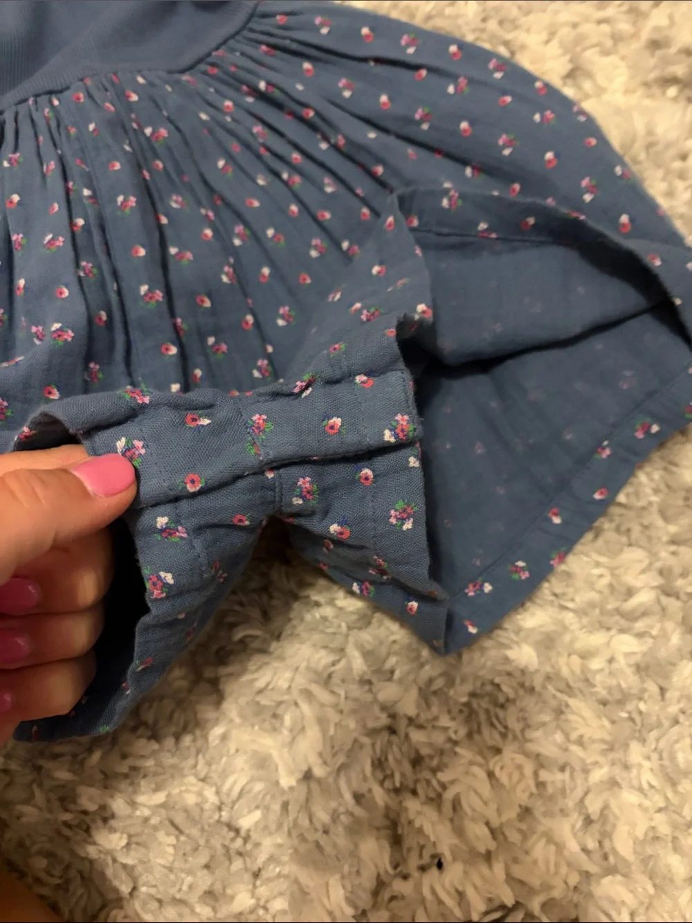GAP Girls' Pink and Dusty Blue Tie-Shoulder Summer skorts